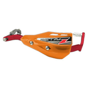 Drop Handguard Handlebar Armor / X2 Protector Kit - 7/8" Orange / Red