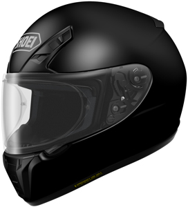 RF-SR Solid Black Full-Face Motorcycle Helmet X-Large