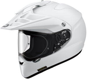 Hornet X2 Solid White Dual-Sport Helmet Large