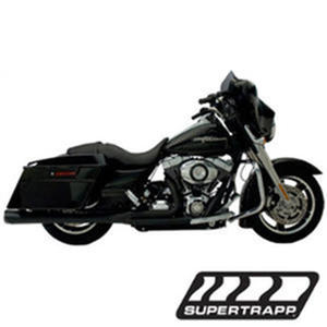 2009 Harley FLT & FLH Touring Models 2:1 SuperMeg Full Exhaust System - Black