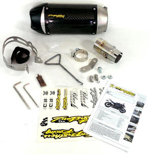 S1R Carbon Fiber Slip On Exhaust - For 06-20 Yamaha R6