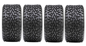 Full Set - Vee Rubber VRM 400 Mule Tire For Kawasaki Mule Models 23 X 11 - 10