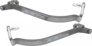 Zeta All Aluminum Handguard w/ Protector Armor w/ Bend 7/8" - Gray