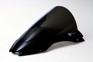 Dark Smoke Double Bubble Windscreen - For 16-18 Kawasaki ZX10R