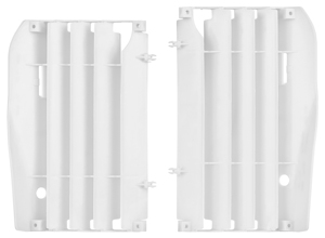 Radiator Louver Cover (White) - For Honda 10-13 CRF250R