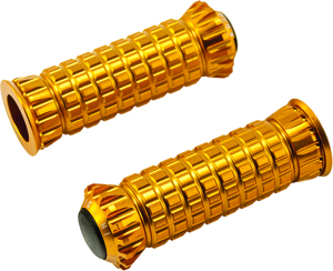 Hi-Tech Fighter Footpegs Gold - For Use w/ Puig Footpeg Adapters