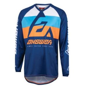 23 Syncron CC Jersey Blue/Orange/Black - XL