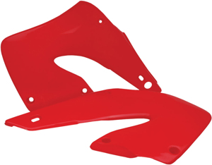 Radiator Shrouds - Red - For 02-07 Honda CR125R CR250R