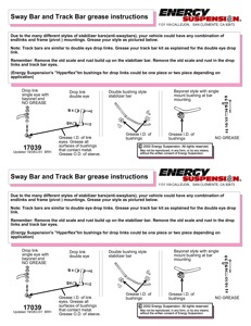 Energy Suspension Gm 4 X Frt Stab Bar Bush - Red