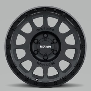 MR305 NV 17x8.5 0mm Offset 6x5.5 108mm CB Double Black Wheel