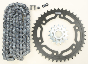 V3 Chain & Sprocket Kit Black RX Chain 520 15/43 Black Steel - For 04-05 Honda CBR1000RR