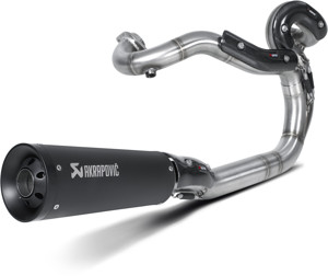 Black Titanium 2-1 Full Exhaust - For 09-17 Harley V-Rod