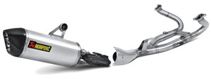 Titanium & Stainless Steel Full Exhaust - For 13-16 BMW R1200GS/Adv