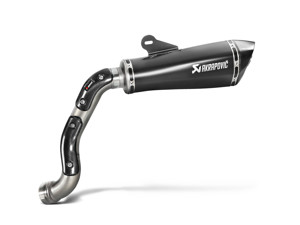 High Mount Titanium Black Slip On Exhaust - BMW R nine T