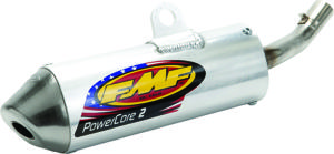 Silver Powercore 2 Slip On Silencer - For 18-21 KTM 85 SX Husqvarna TC 85