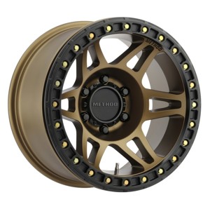 MR106 Beadlock 17x9 -44mm Offset 5x5 71.5mm CB Bronze w/BH-H24125 Wheel