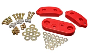 61-73 VW Beetle/70-73 Super Beetle Red Motor and Trans Mount Bushings (Inc H/W)