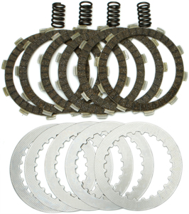 DRC Complete Clutch Kit - Cork Plates, Steels, & Springs - For 86-04 300-450 Fourtrax