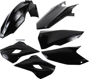 Black Plastic Kit - For 14-16 Husqvarna FC TC