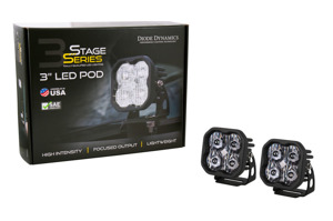 SS3 LED Pod Pro - White Combo Standard (Pair)