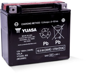 AGM Maintenance Free Battery YTX20L-BS