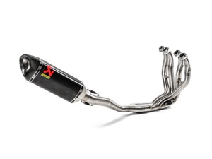 Racing Line Full Exhaust - S.S. / C.F. - For 09-25 Kawasaki ZX6R / ZX636