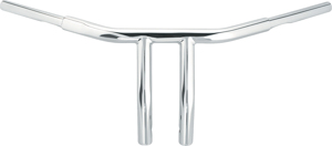 Chubby Pullback Drag Handlebar 8" Chrome w/Builtin Pullback Risers