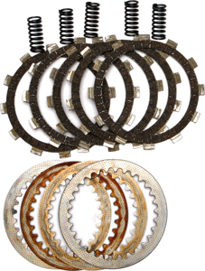 DRC Complete Clutch Kit - Cork CK Plates, Steels, & Springs - For 89-90 Suzuki RM80