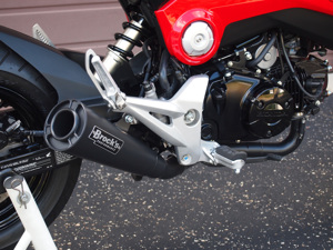 ShortMeg 2 Black Full Exhaust - for 14-15 Honda Grom