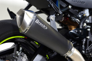 Predator Stainless Steel Electro-Black Full Exhaust - Suzuki GSXR1000