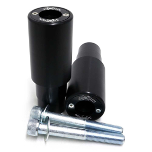 PA2 Frame Sliders Black No Cut - For 17-19 Kawasaki Z650 EX650 Ninja