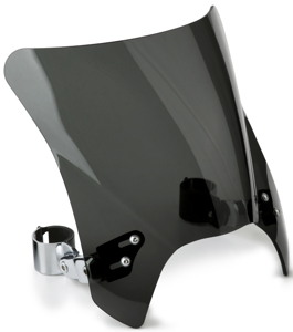 Mohawk Windshield Dark Tint/Chrome - For 72-20 Motorcycle