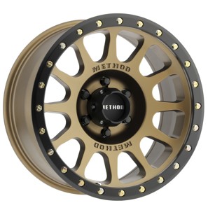 MR305 NV 18x9 0mm Offset 6x5.5 108mm CB Bronze/Black Street Loc Wheel