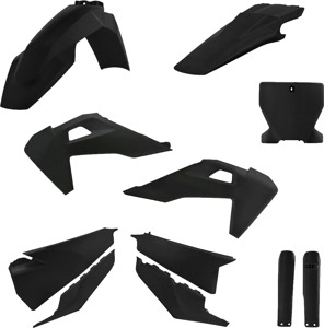 Full Plastic Kit - Black Metallic - Fits Many 19-22 Husqvarna 125-450