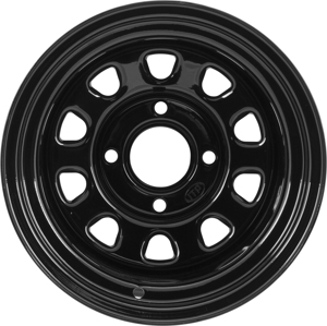 DELTA WHEEL BLACK 12X7 4+3 4/156