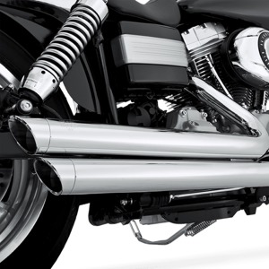 Vance & Hines HD Dyna 06-17 Bigshots Staggered Chrome PCX Full System Exhaust