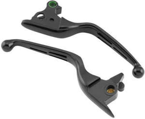 Bikers Choice Lever Set Slotted Blk