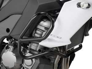 Engine Guard - Black - For 15-18 Kawasaki KLZ1000 Versys