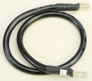 All Balls Racing Battery Cable 23in - Black