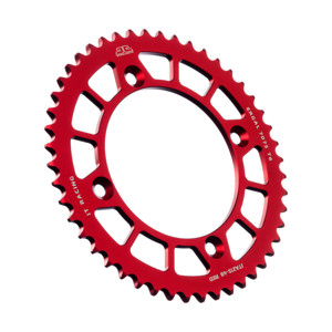 Red Aluminum Rear Sprocket - 48 Teeth 420 Pitch