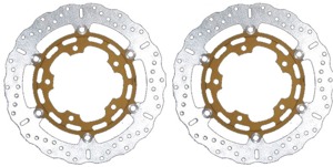 Floating Contour Brake Rotor Front Set