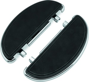 Bikers Choice Half-Moon Floorboard Kit Chr