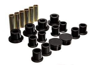 98-11 Ford Ranger Black Rear Leaf Spring Bushing Set