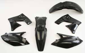 Black Plastic Kit - For 09-12 Kawasaki KX250F