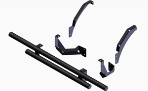 2024 Polaris Xpedition ADV/ 5/ XP Double Tube Rear Bumper