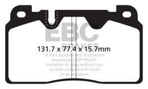 Redstuff Front Brake Pads - For 12+ Audi Q5 2.0 Turbo (Brembo)