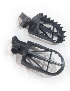 Wide MX Foot Pegs - Standard Height Chromoly - For 07-09 WR125,TE250,SM250