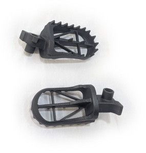 Wide MX Foot Pegs - High (+5mm) Height Chromoly - For 07-09 WR125,TE250,SM250