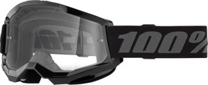 Strata 2 Black Junior Goggles - Clear Lens