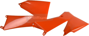 Radiator Shrouds - Orange - For 06-12 KTM 105SX 105XC 85SX/S